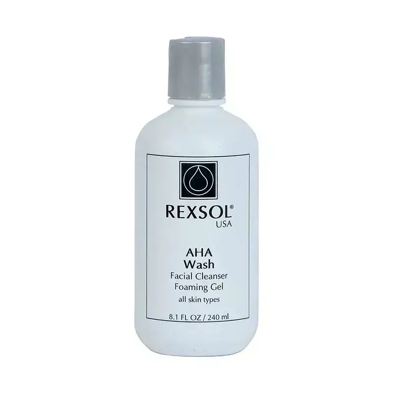 Rexsol AHA Wash Facial Cleanser Foaming Gel 240 ml