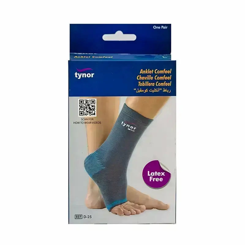 Tynor Anklet Comfeel L 1 Pair D25