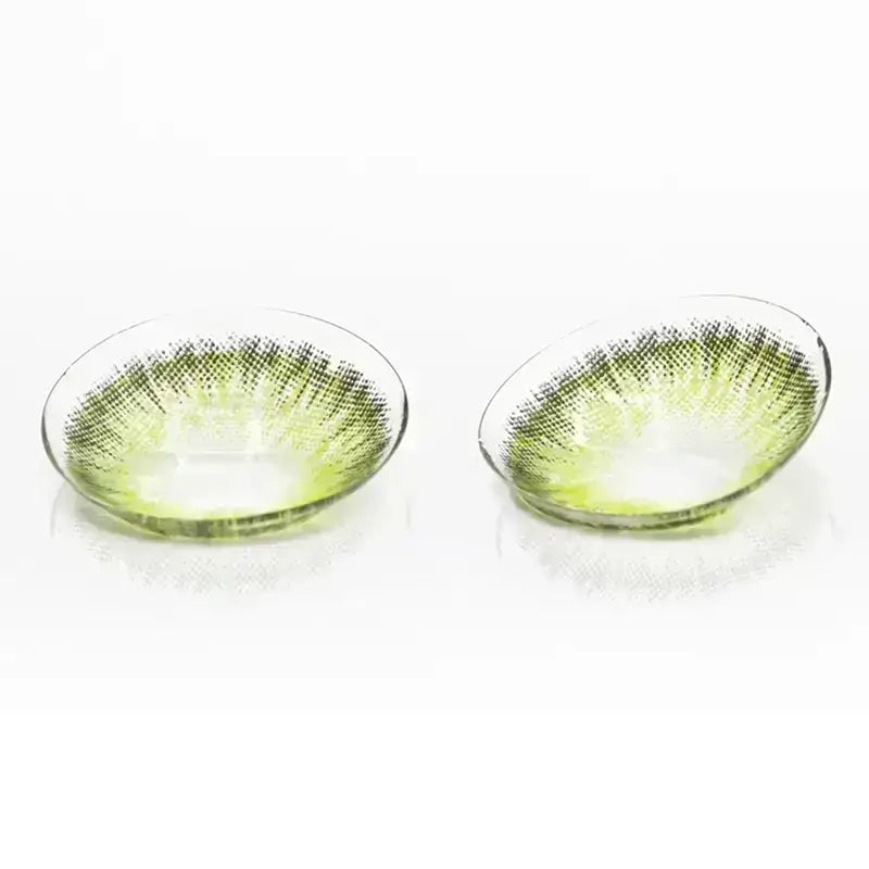 "Adore Pearl Green Contacts: Elegant & Natural Eye Enhancement"