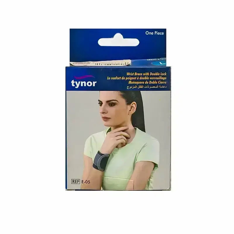 Tynor Wrist Brace With Double Lock L 1 Pc E05