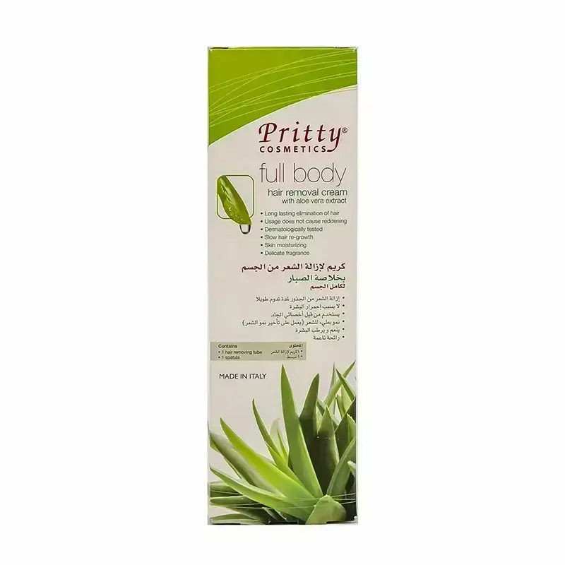 Pritty Full Body Hair Removal Cream with Aloe Vera Extract 150 ml