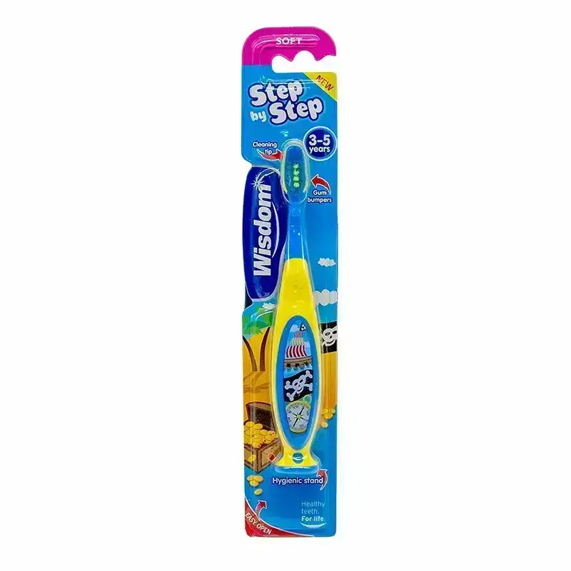 Wisdom Step By Step 3-5 Years Toothbrush Soft 1 Pc