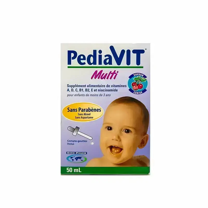 Pedia Vit Multi Drops With Cherry Flavoured 50 ml
