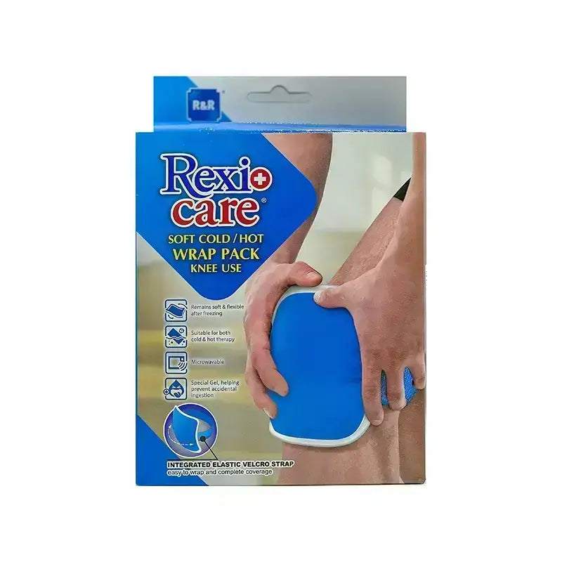 R&R Rexi Care Soft Cold/Hot Pack Knee Wrap (S) Sp-7215