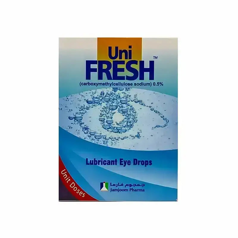 Uni Fresh Lubricant Eye Drops 30 Unit Doses x 0.4 ml