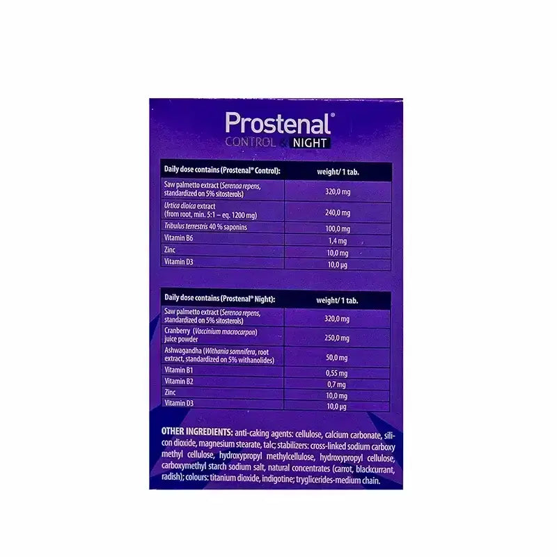 Walmark Prostenal Control & Night 60 Tabs