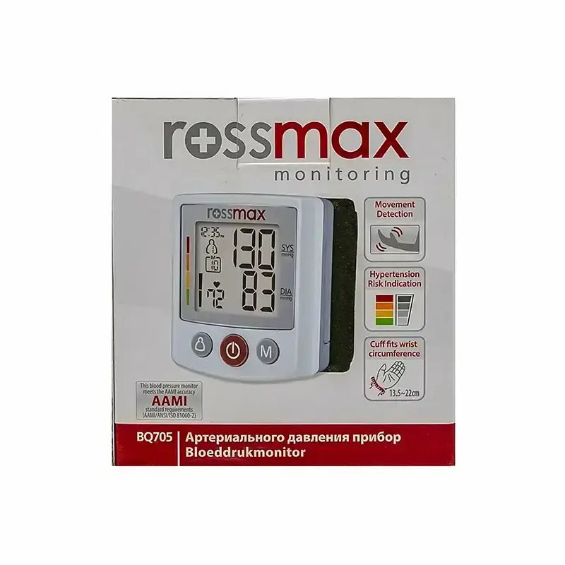 Rossmax Deluxe Automatic Wrist Blood Pressure Monitor BQ705