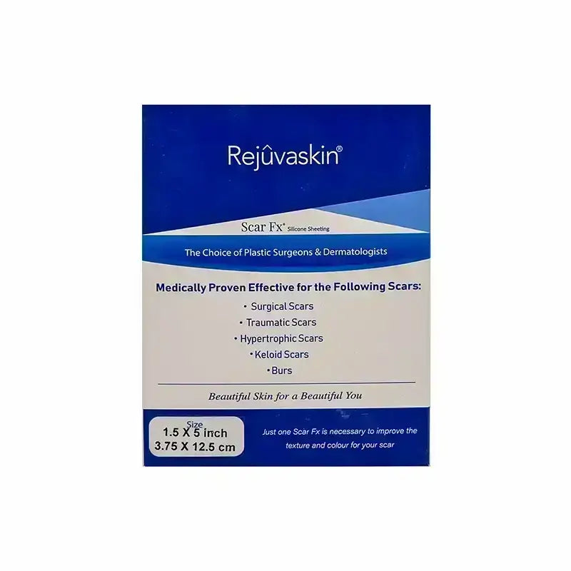 Rejuvaskin Scar FX Silicone Sheeting 1.5x5 Inch