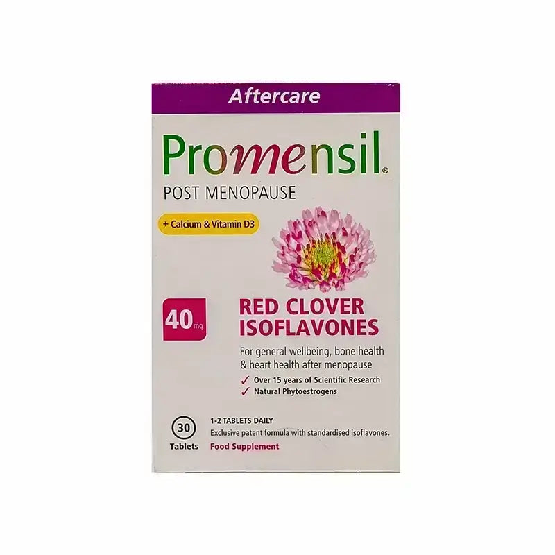 Promensil Post Menopause + Calcium & Vitamin D3 40 mg 30 Tabs