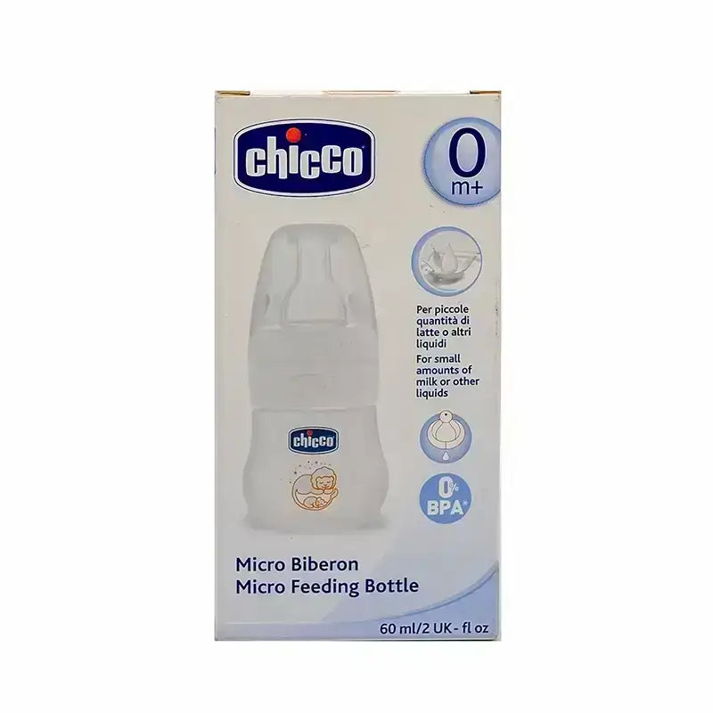 Chicco Micro Feeding Bottle 0+ M 60 ml
