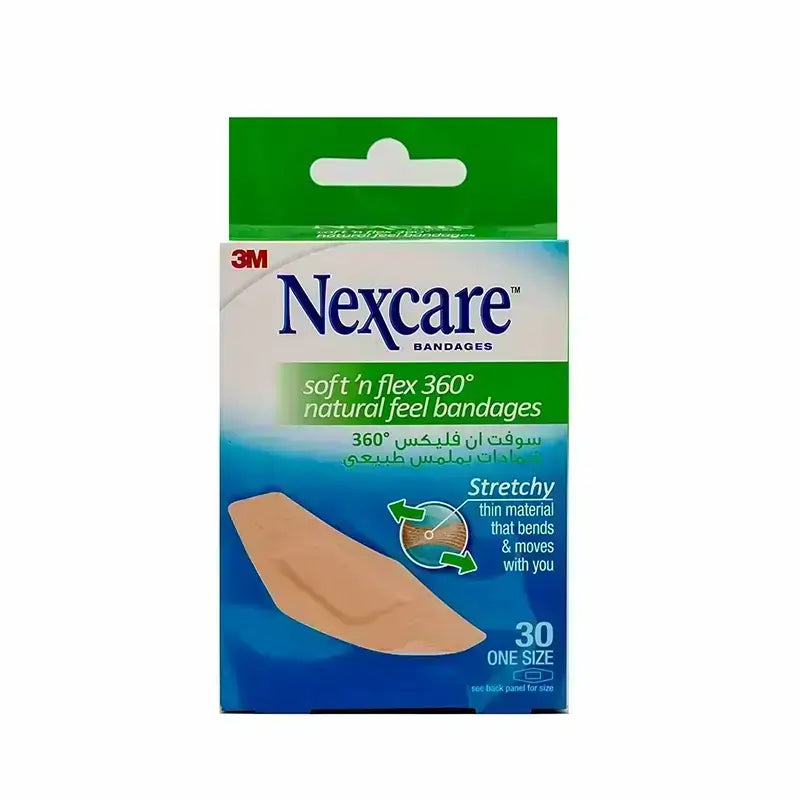 Nexcare Soft N Flex 360 Bandages 28x76 mm 30 Pcs