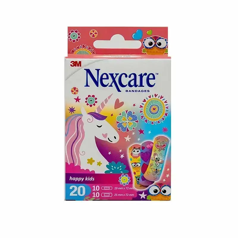 Nexcare Happy Kids Magic Bandages Assorted 20 Pcs