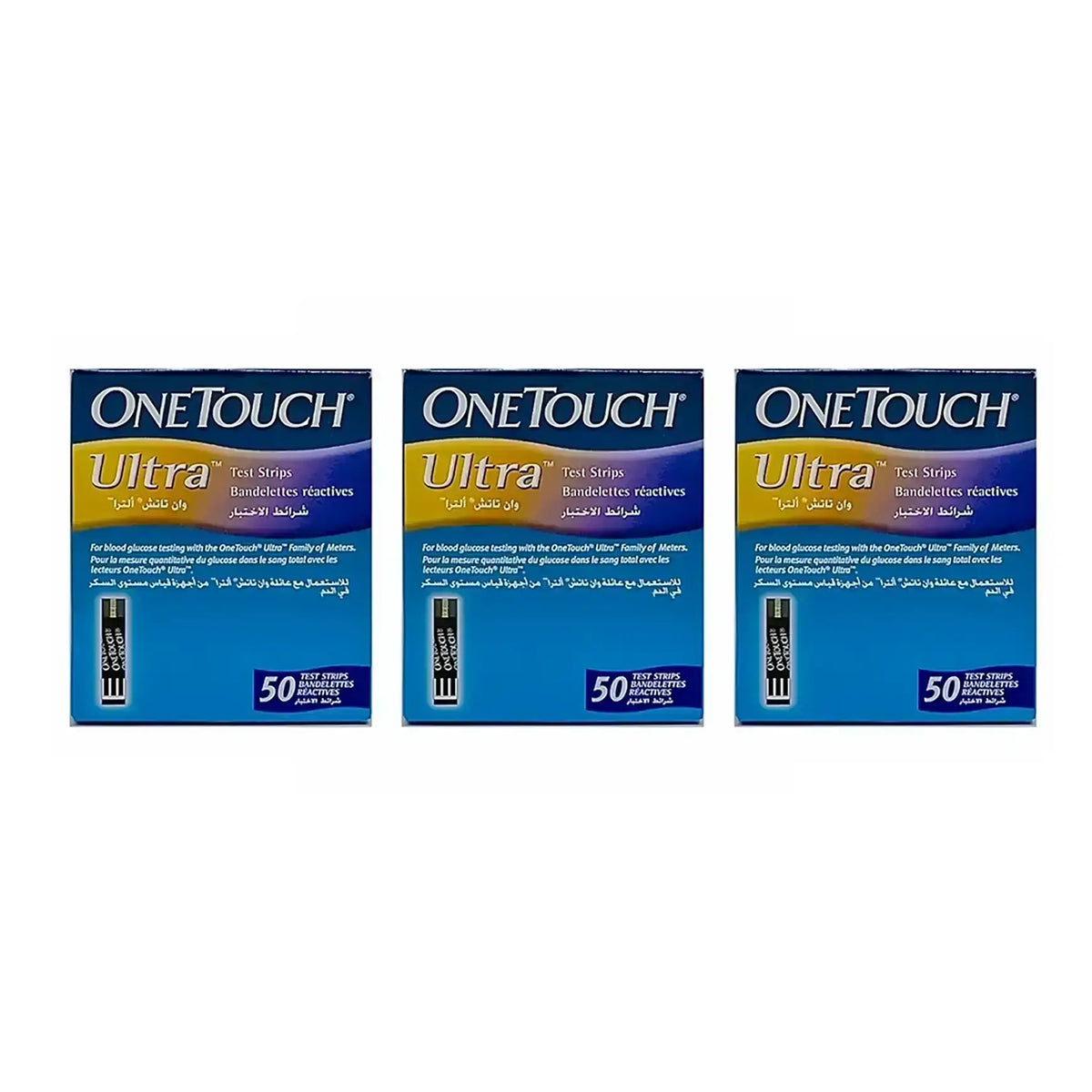 One Touch Ultra Test Strips 50'S (Offer Pack of 3)