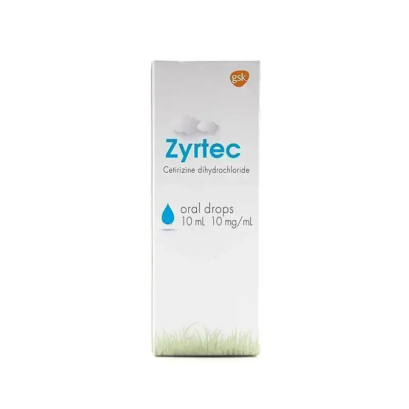Zyrtec 10 ml Drops as antiallergic