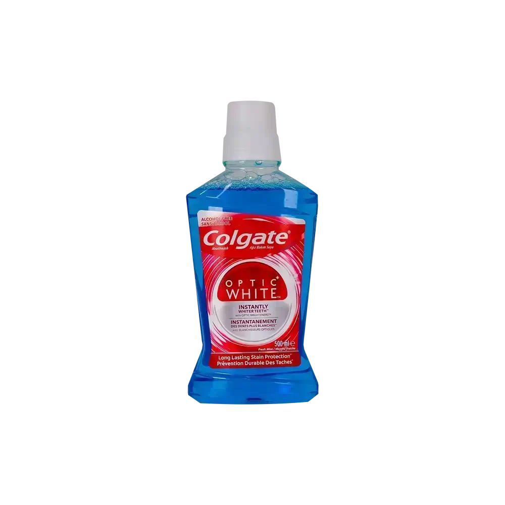 Colgate Optic White Mouthwash Fresh Mint 500 ml