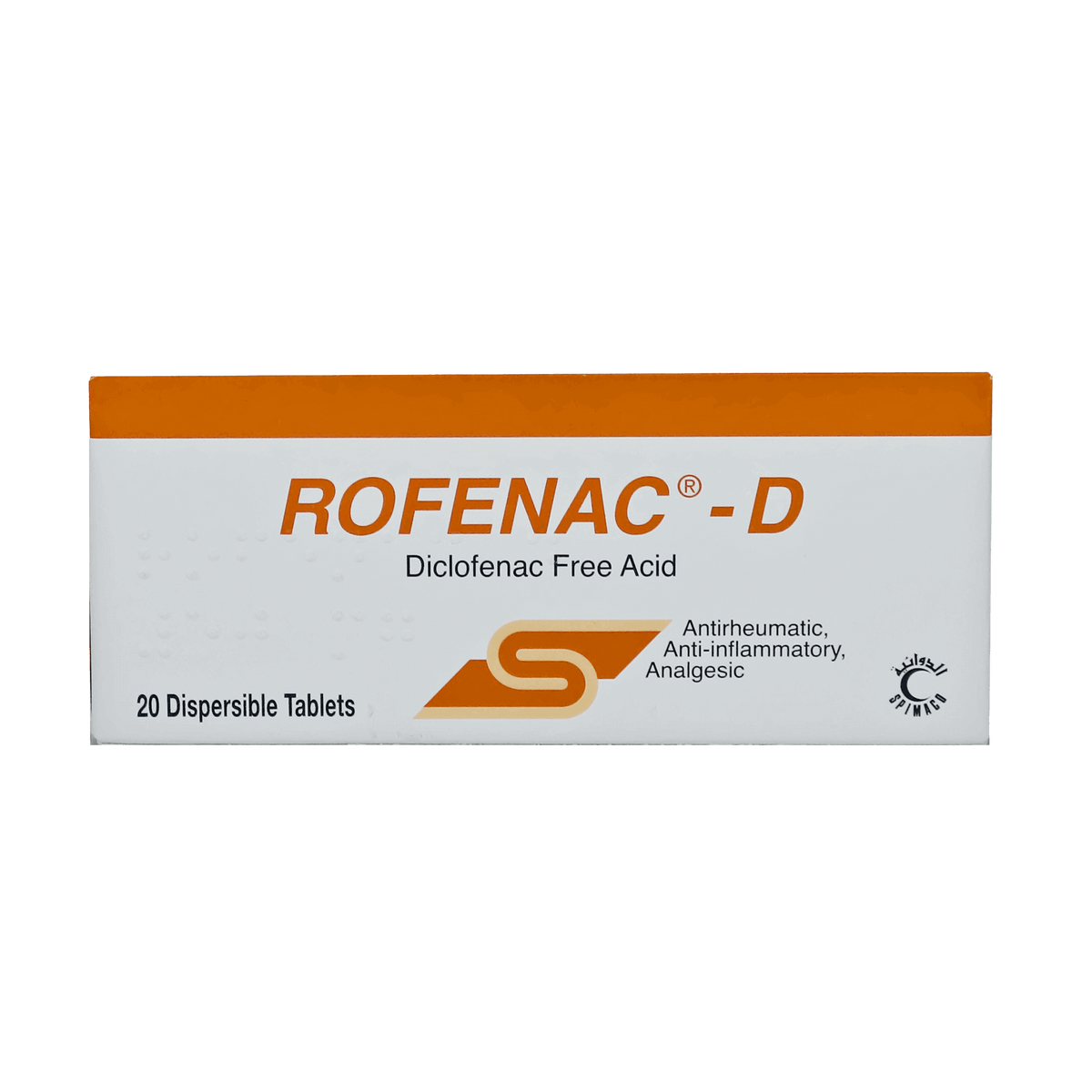 Rofenac D 50 mg Dispersible Tabs 20'S Aa Analgesic