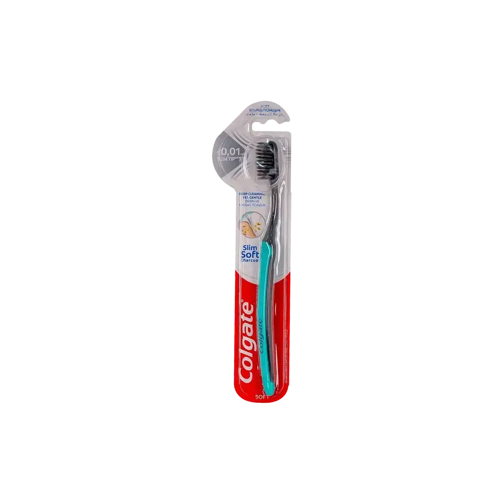 Colgate Slim Soft Charcoal Toothbrush 1 Pc