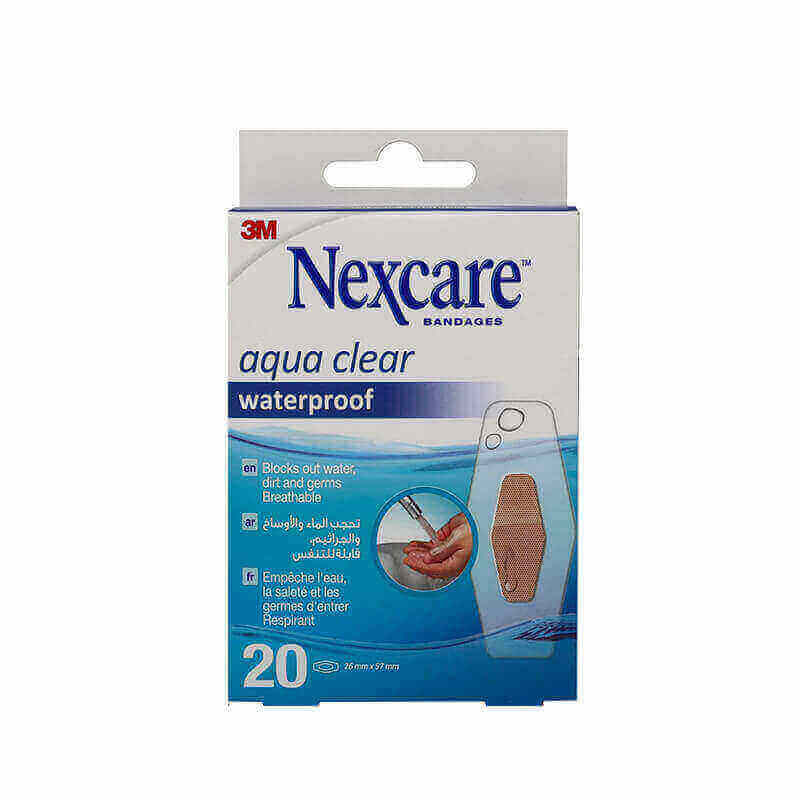 Nexcare Aqua Clear Waterproof 26*57 mm 20'S