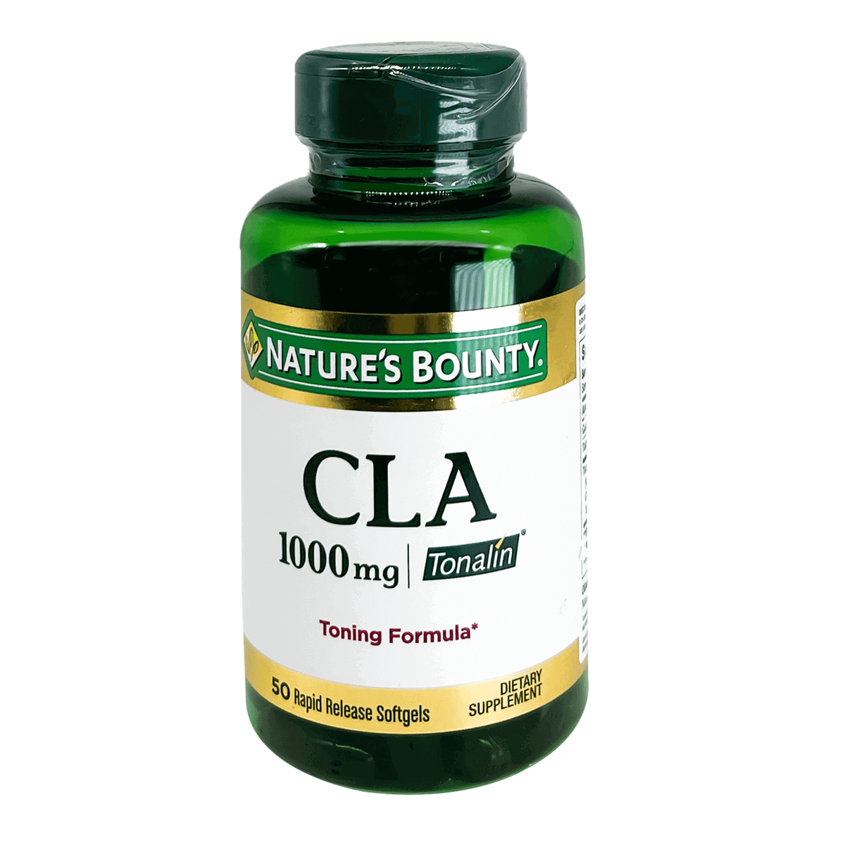 Natures Bounty CLA Tonalin 1000 mg Softgels 50'S