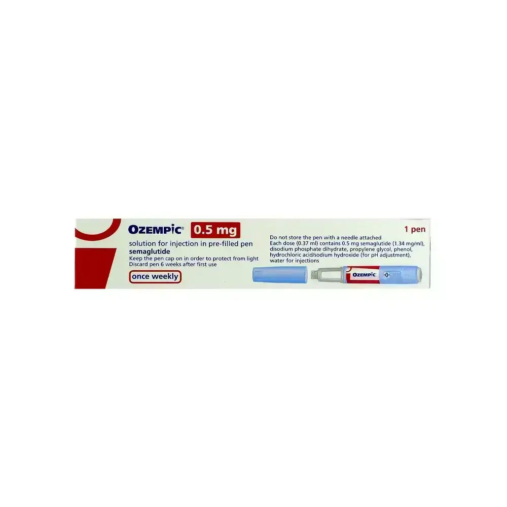 Ozempic 0.5 mg Solution for Injection in Pre-filled Pen (Once weekly) (1.5 ml)
