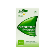 Nicorette 2 mg Freshmint Gum 30 Pcs