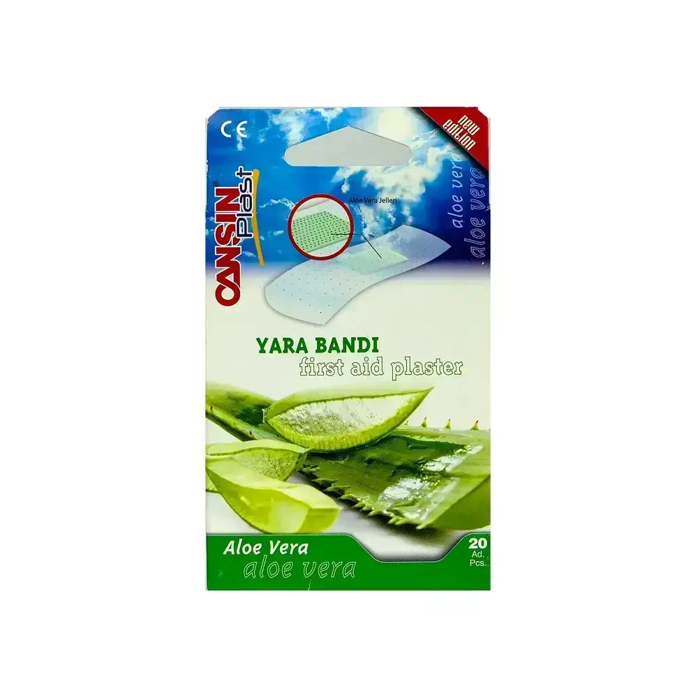Cansin Plast Aloe Vera First Aid Plaster 20 Pcs