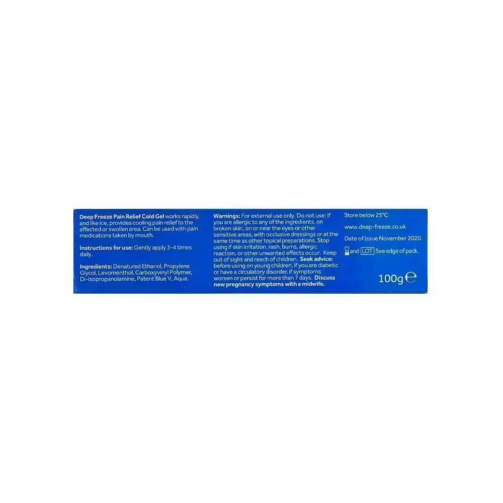 Deep Freeze Pain Relief Cold Gel 100 g