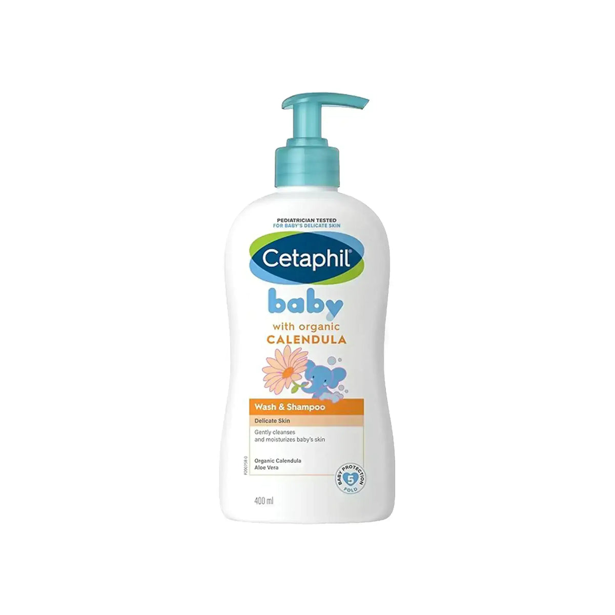 Cetaphil Baby Wash & Shampoo With Calendula 400 ml