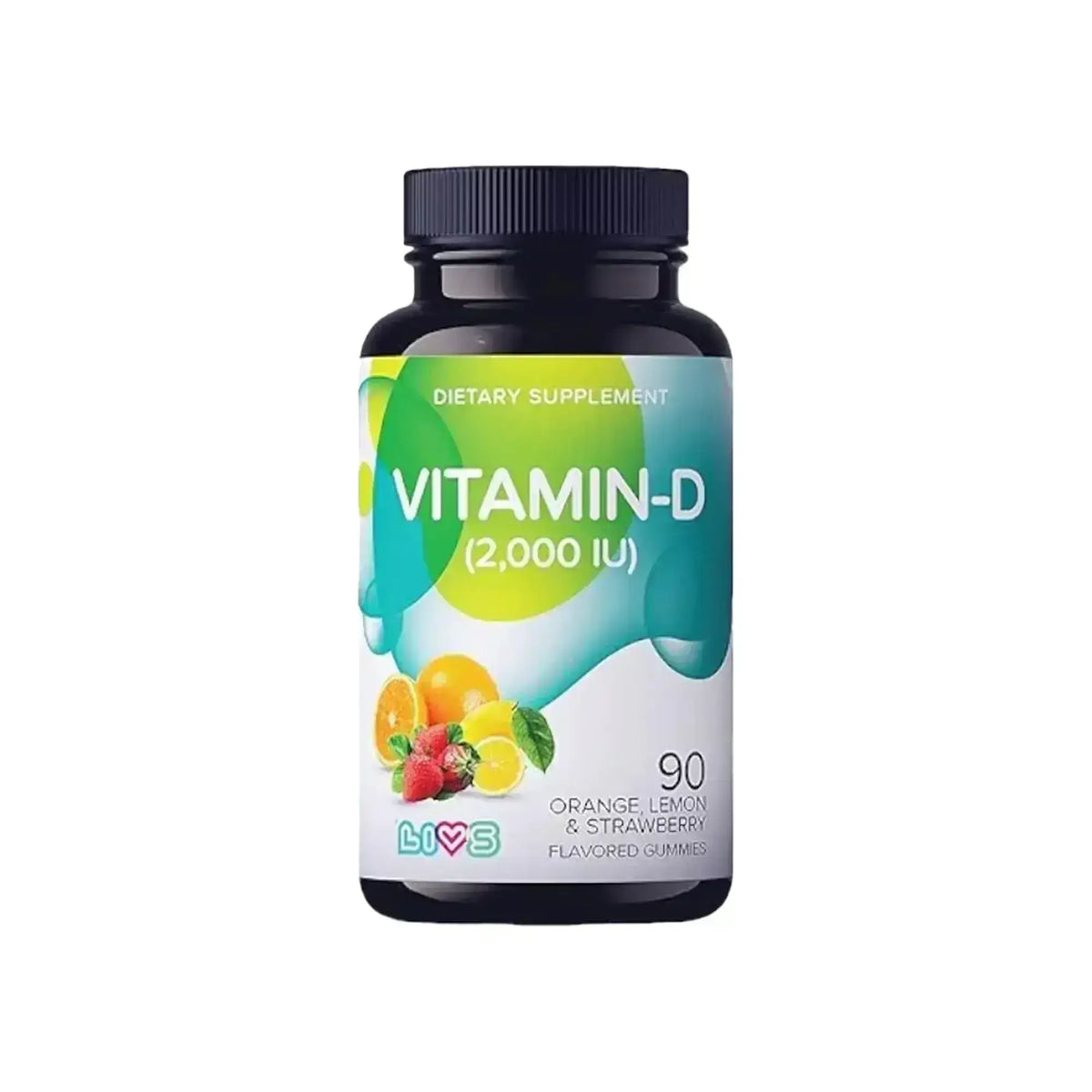 Livs Vitamin D 2000 IU with Mixed Flavor 90 Gummies