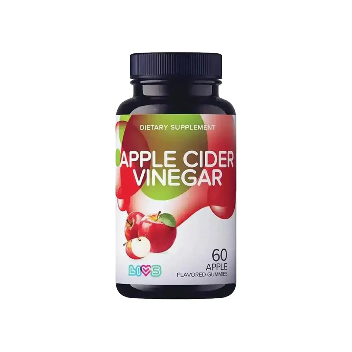 Livs Apple Cider Vinegar with Apple Flavor 60 Gummies