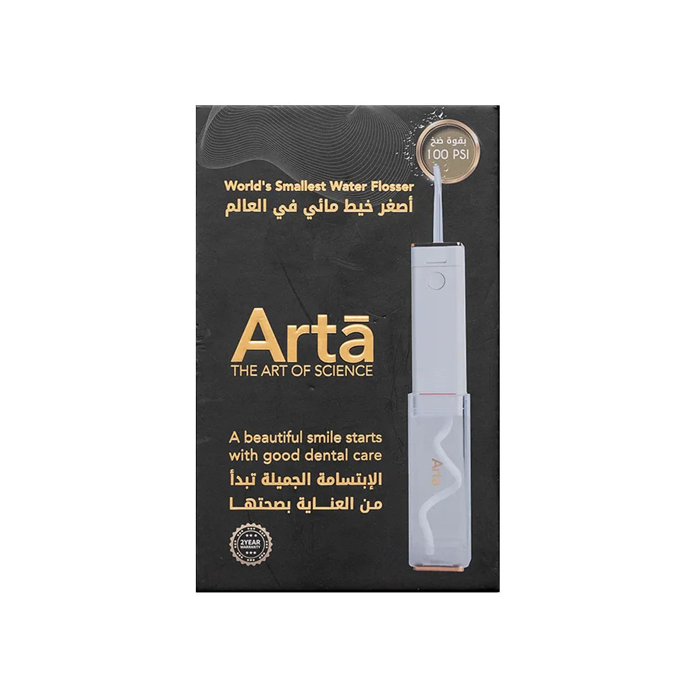 Arta Mini Water Flosser For Adults - White