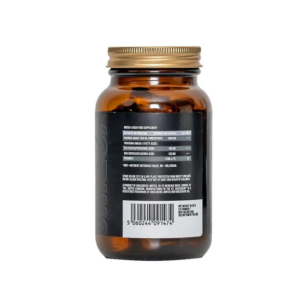 Grassberg Omega 3 - 1000 mg 60 Caps