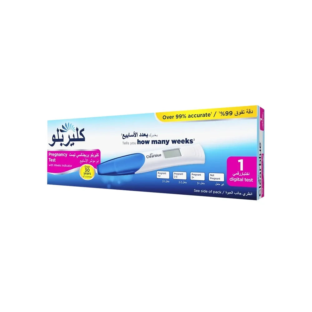 كلير بلو اختبار حمل ديجيتال مع مؤشر أسابيع 1 اختبار