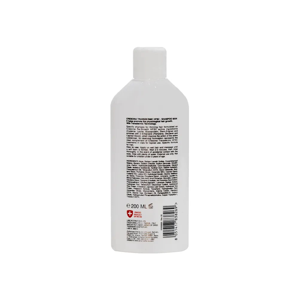 ?? Crescina HFSC Transdermic Shampoo For Man 200 ml (100% off)