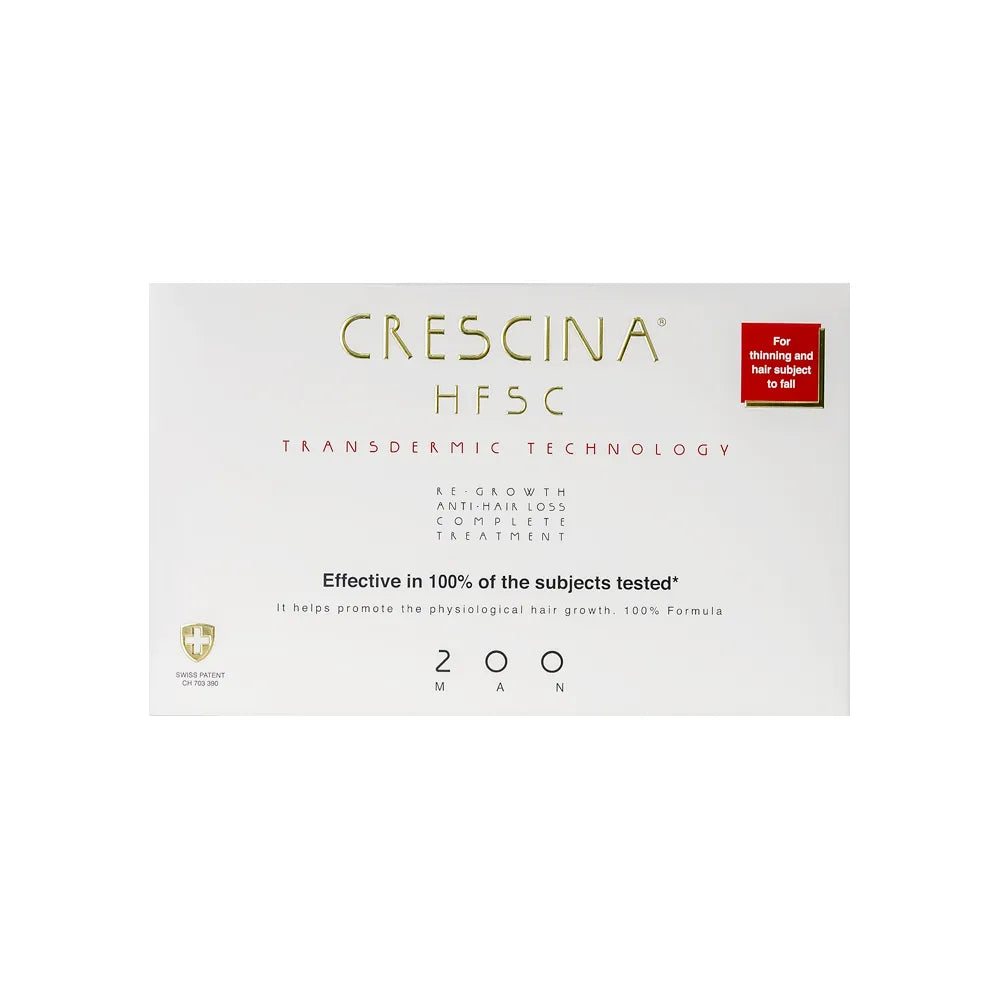Crescina HFSC Transdermic Complete Treatment 200 Man 10+10 Vials