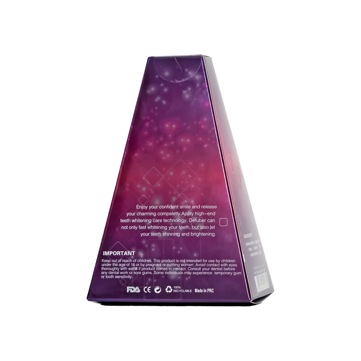 Defuber Teeth Whitening Pen 10% HP With Black Currant Flavour