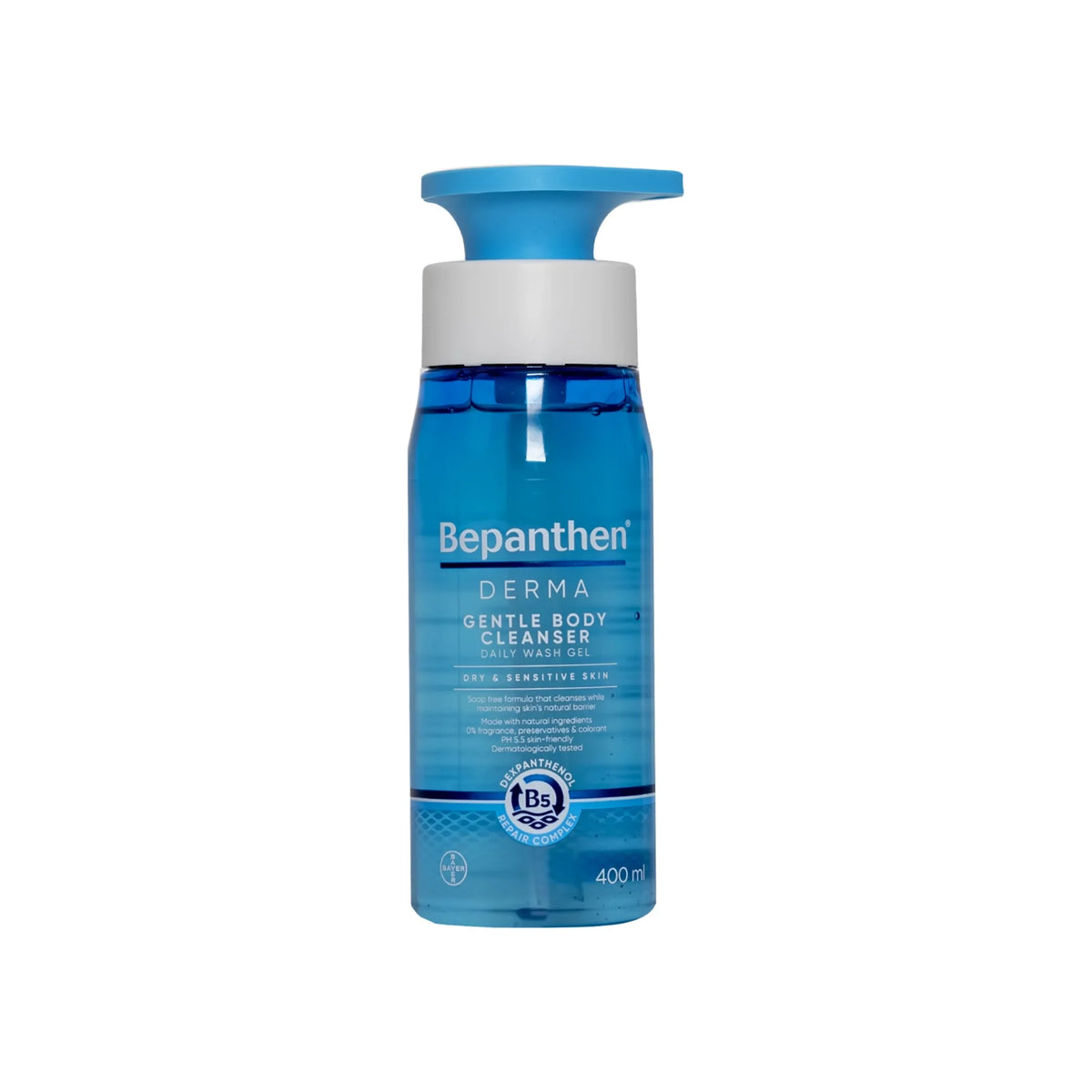 Bepanthen Derma Gentle Body Cleanser Gel For Dry & Sensitive Skin 400 ml
