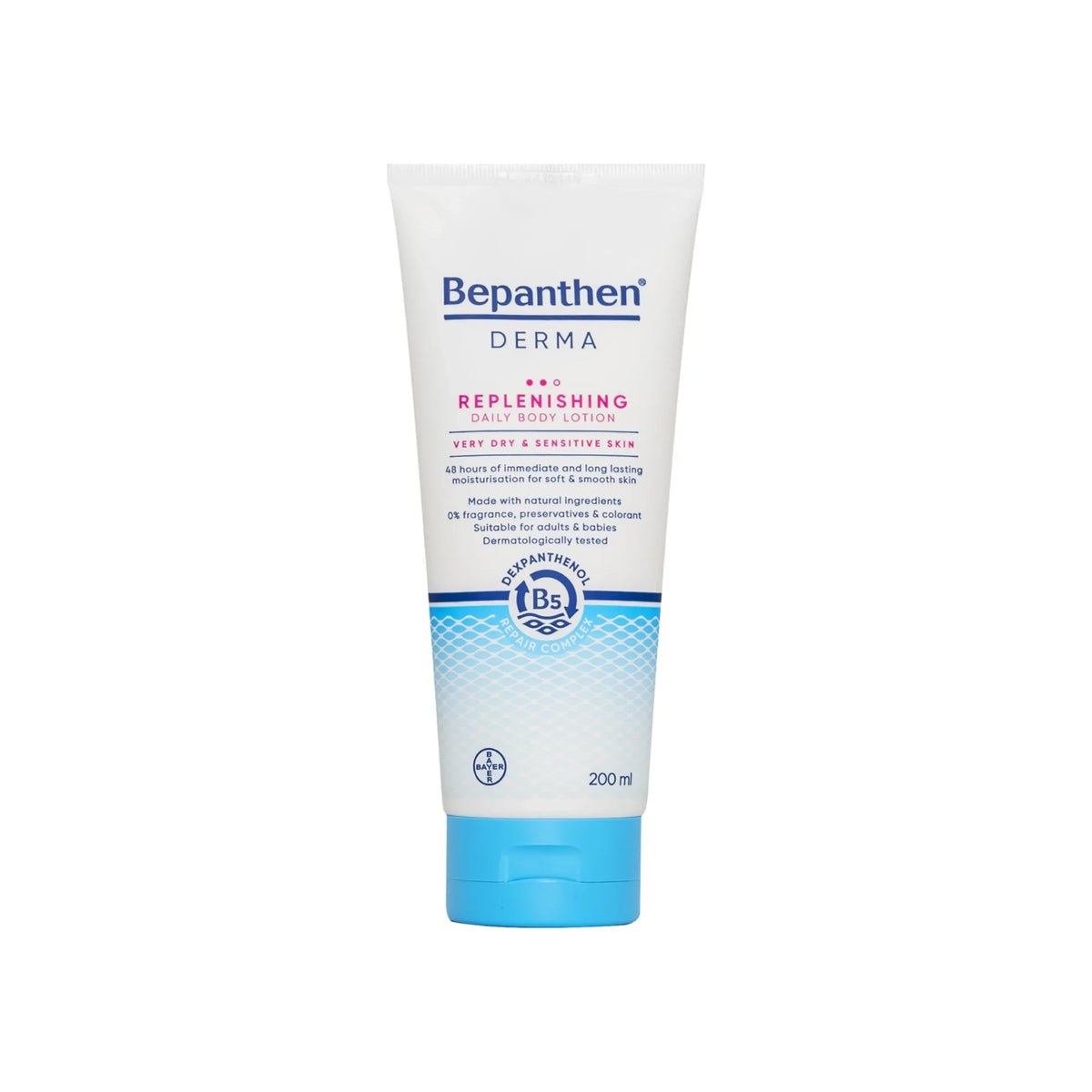Bepanthen Derma Replenishing Body Lotion For Very Dry & Sensitive Skin 200 ml