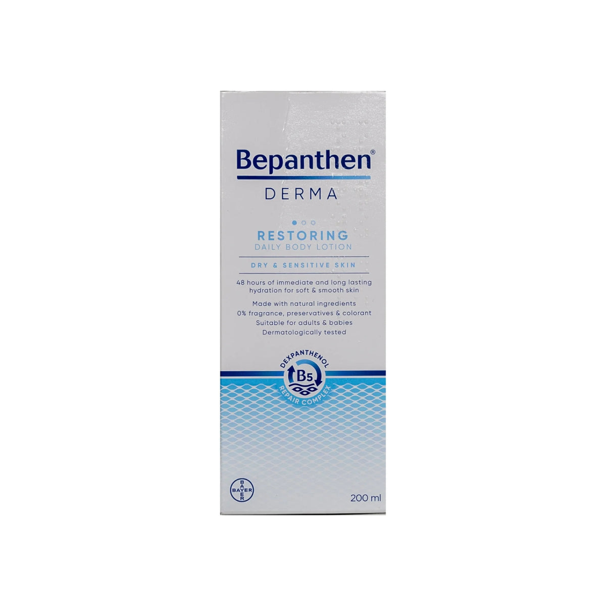 Bepanthen Derma Restoring Body Lotion For Dry & Sensitive Skin 200 ml