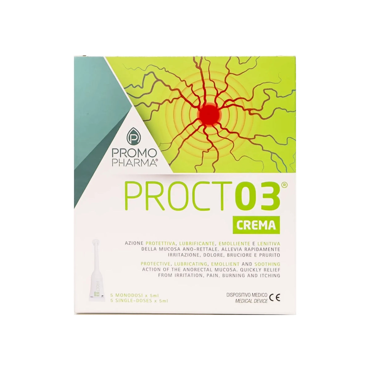Procto 3 Hemorrhoidal Cream 5 Monodose X 5 ml