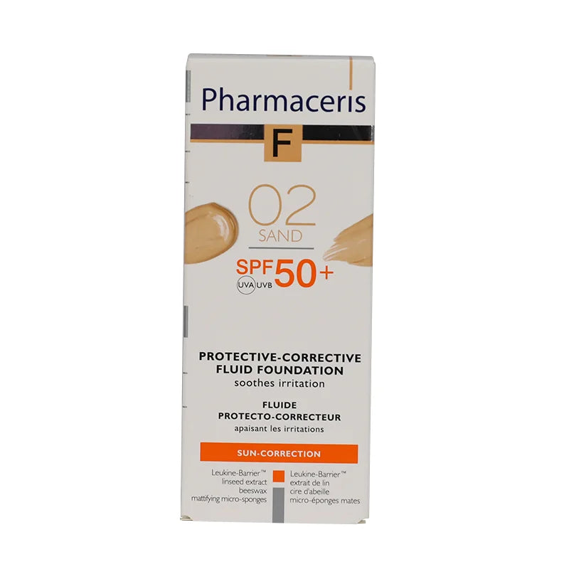 Pharmaceris F Protective Fluid Foundation SPF +50 - 02 Sand 30 ml