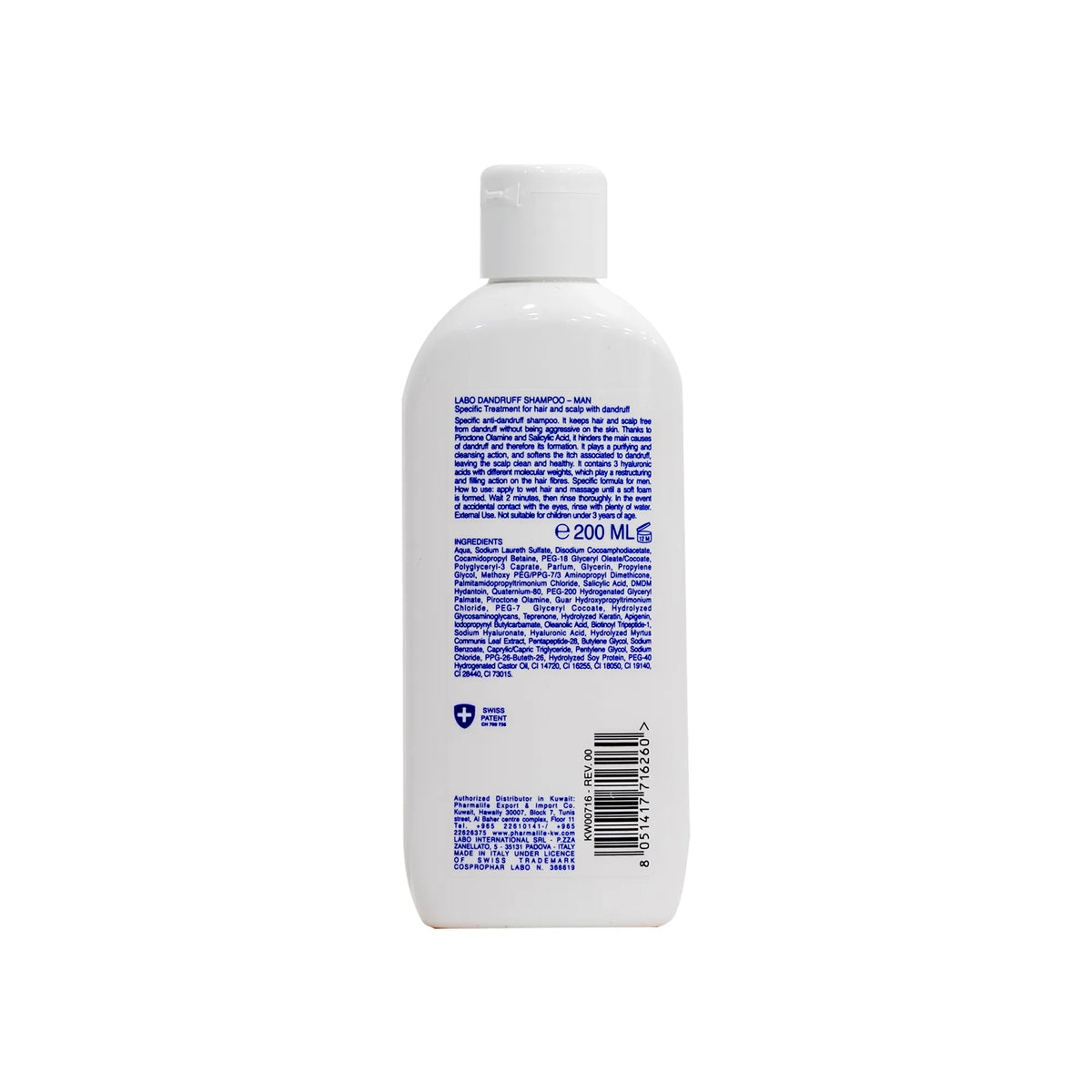 Labo Dandruff Shampoo For Man 200 ml