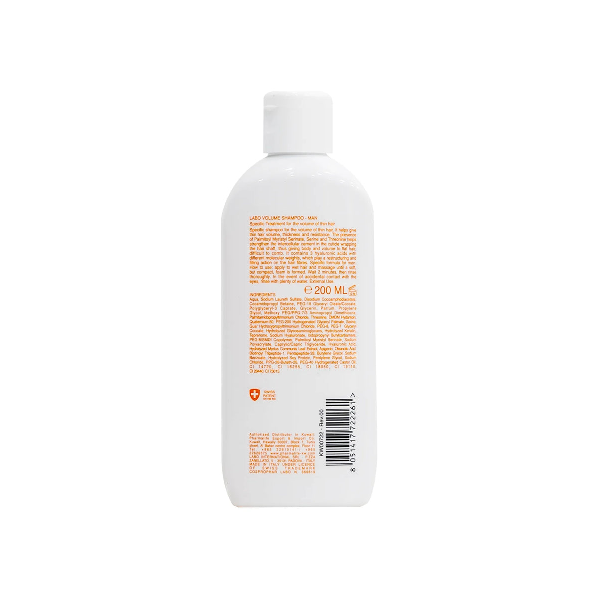 Labo Volume Shampoo For Man 200 ml