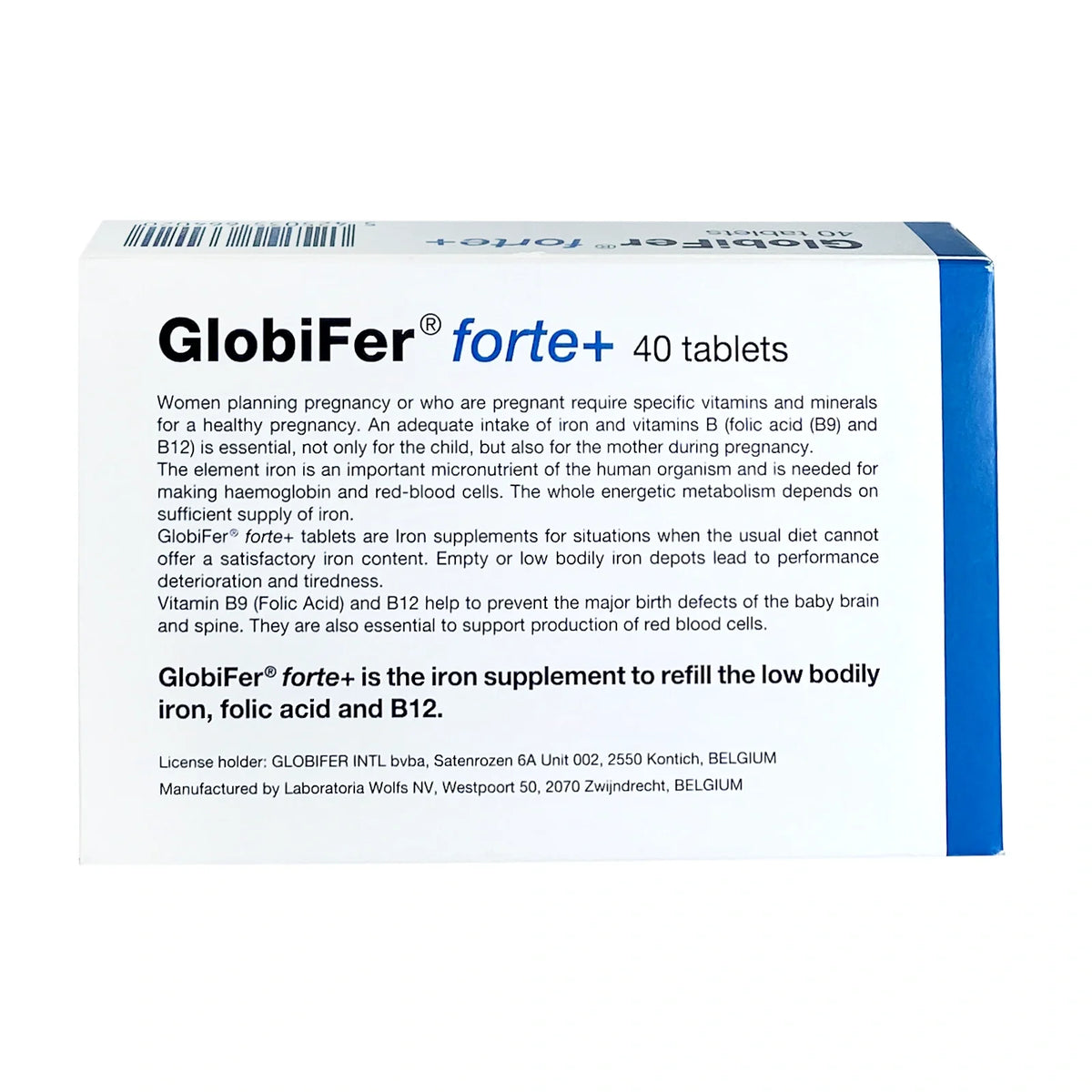 Globifer Forte+ Tabs 40'S