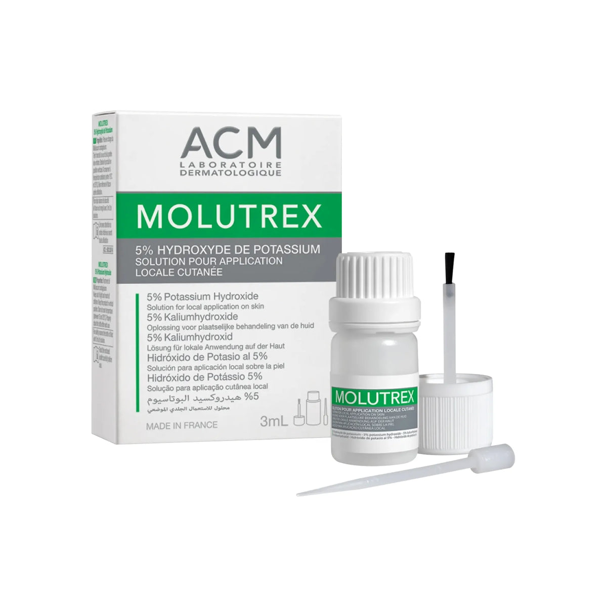 ACM Molutrex - Rapid Molluscum Contagiosum Treatment, 3ml