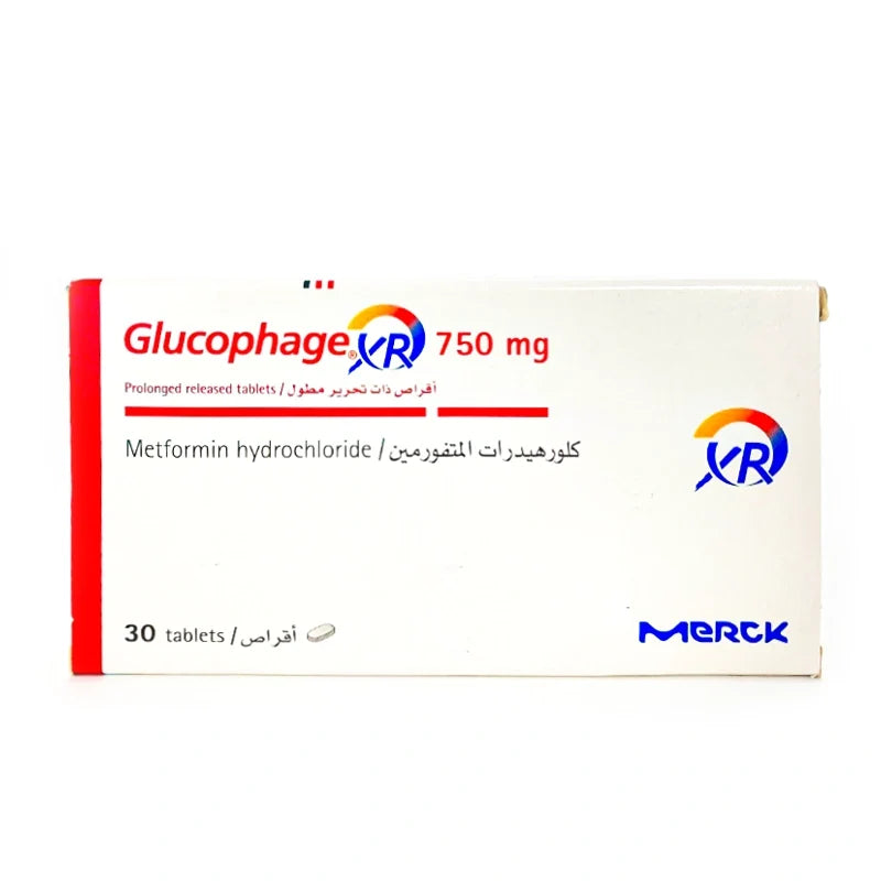 Glucophage XR 750Mg 30 Tablets