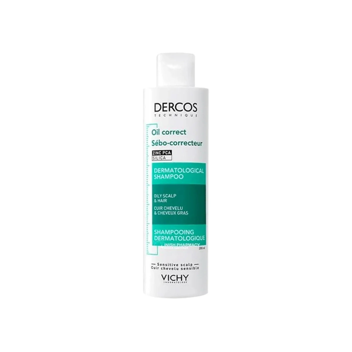 Vichy Dercos Oil Correct Zinc + Silica Shampoo 200 ml