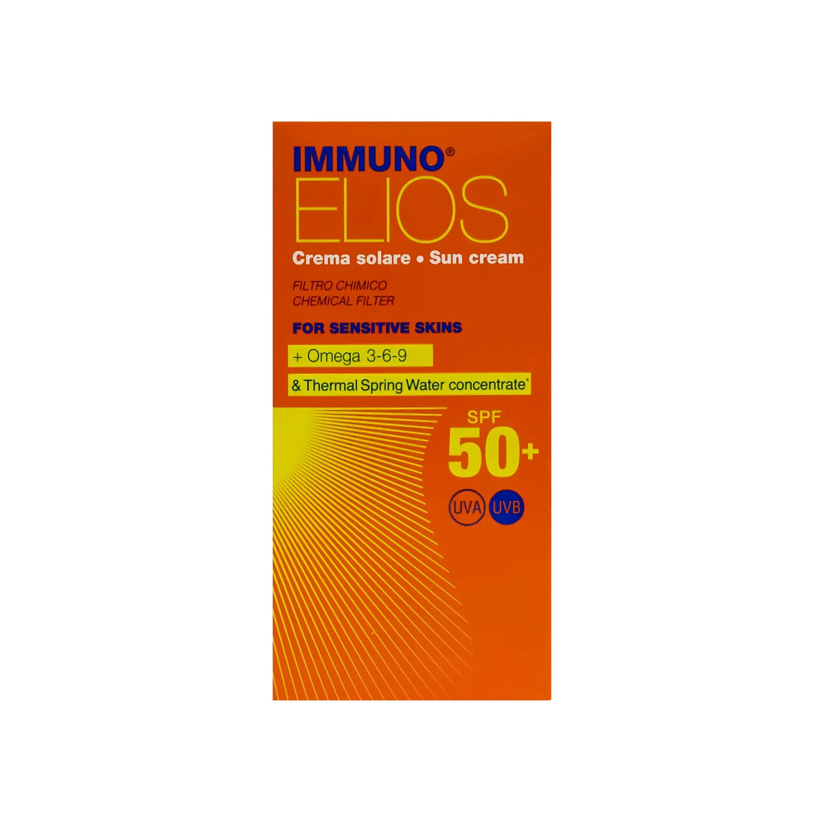 Immuno Elios SPF 50+ Sun Cream For Sensitive Skin 50 ml