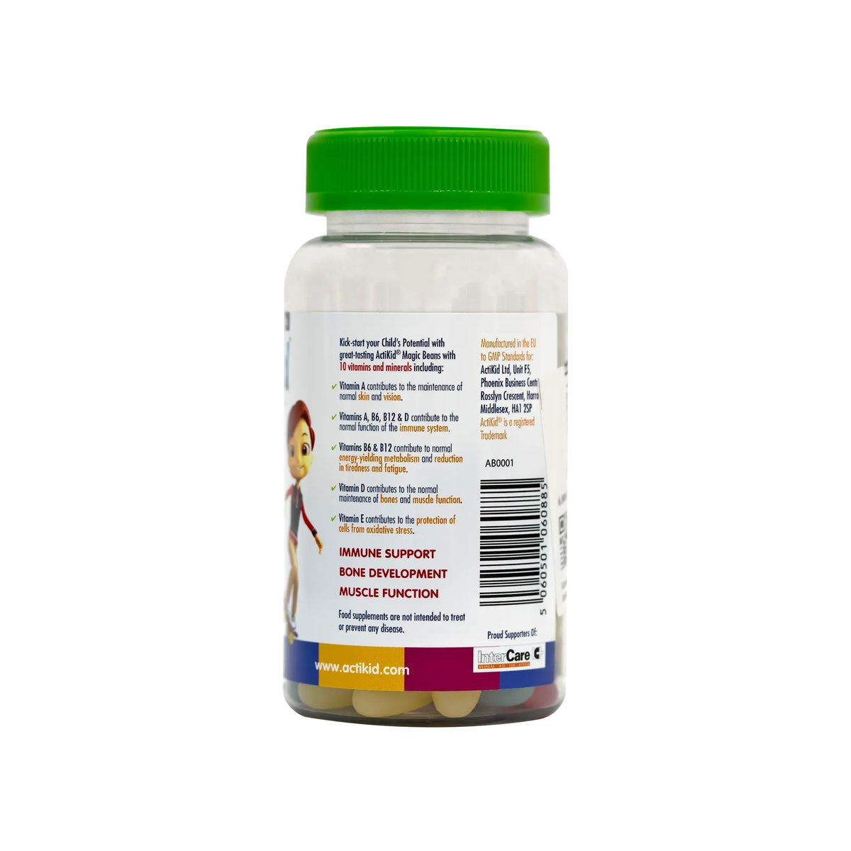 "ActiKid Magic Beans: Fun & Tasty Multi-Vitamin Gummies for Kids"