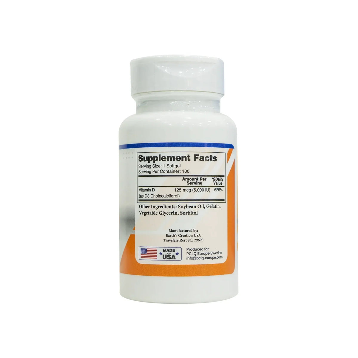 American Creations Vitamin D 5000 IU 100 Softgels